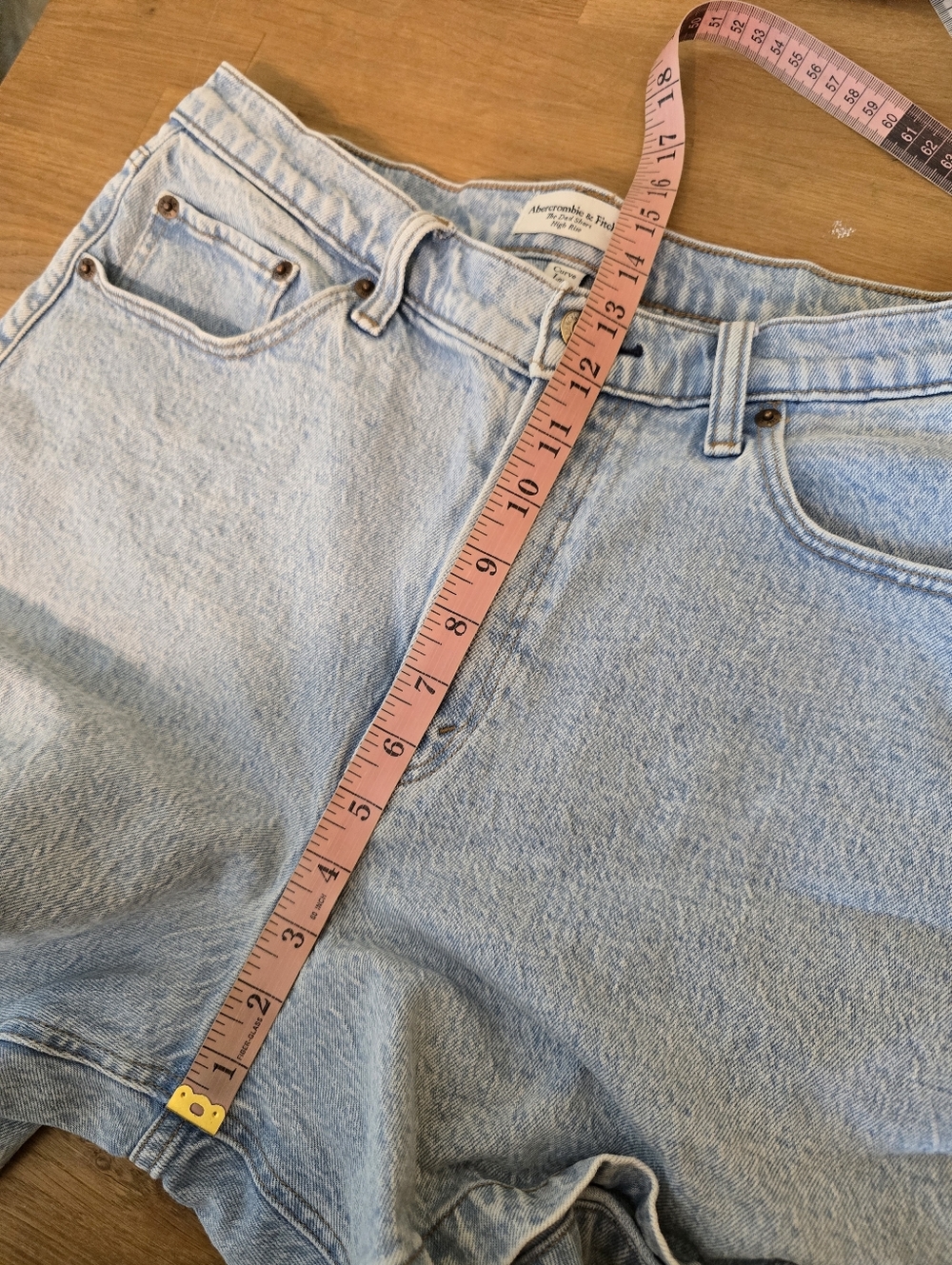 Abercrombie & Fitch Curve Love The Dad Short High Rise 31/12 - Picture 9 of 14